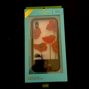 Kate Spade iPhone X Poppy Case